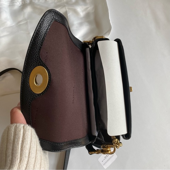 NWT Coach Cassie Crossbody 19 in Black - Picture 10 of 12